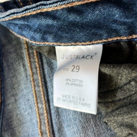 Just Black Distressed Jeans - Picture 6 of 8